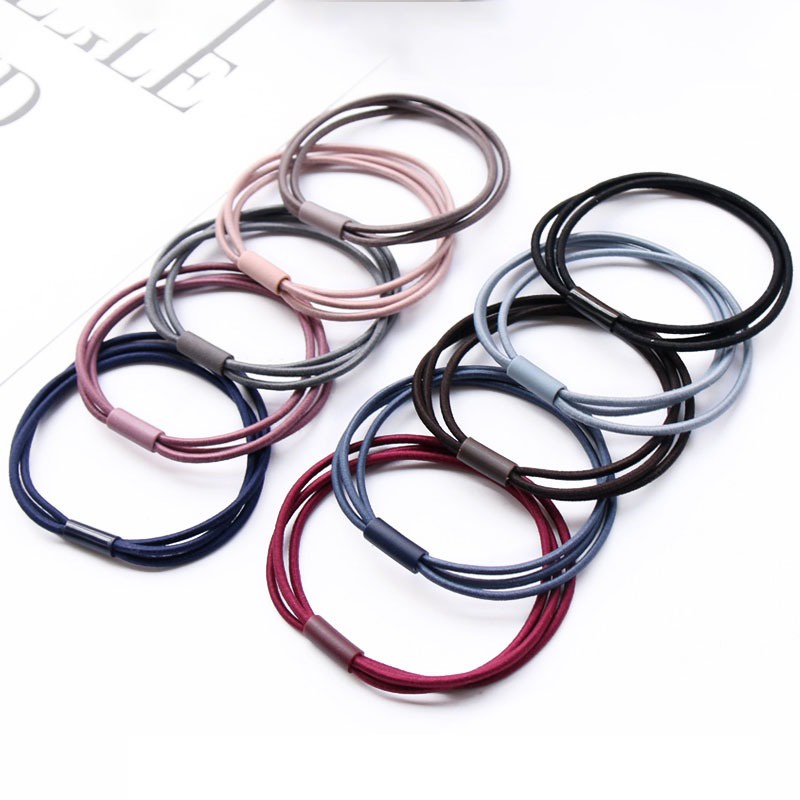 SET Cột tóc dây đôi nơ đơn giản chắc chắn giá rẻ COT11