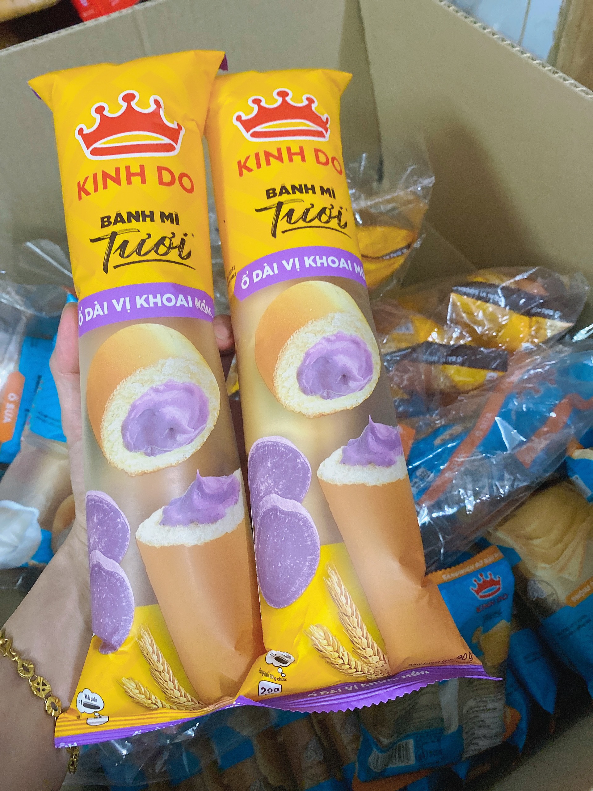 Bánh mì kinh đô các loại ( sandwich-bánh mì-bông lan)