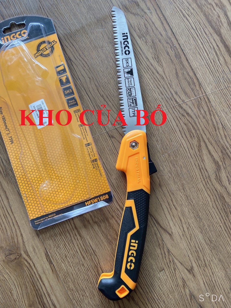 7inch (180mm) Cưa tay dạng xếp INGCO HFSW1808