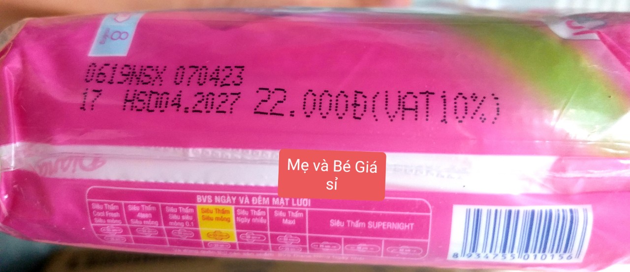 COMBO 6 GÓI/3 GÓI DIANA SIÊU THẤM SIÊU MỎNG CÁNH 23CM
