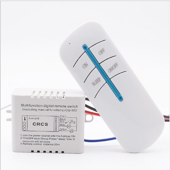 [HCM]Công tắc điều khiển từ xa không dây sóng RF xuyên tường 1 Kênh - Công tắc RF xuyên tường SIGATO SGT59