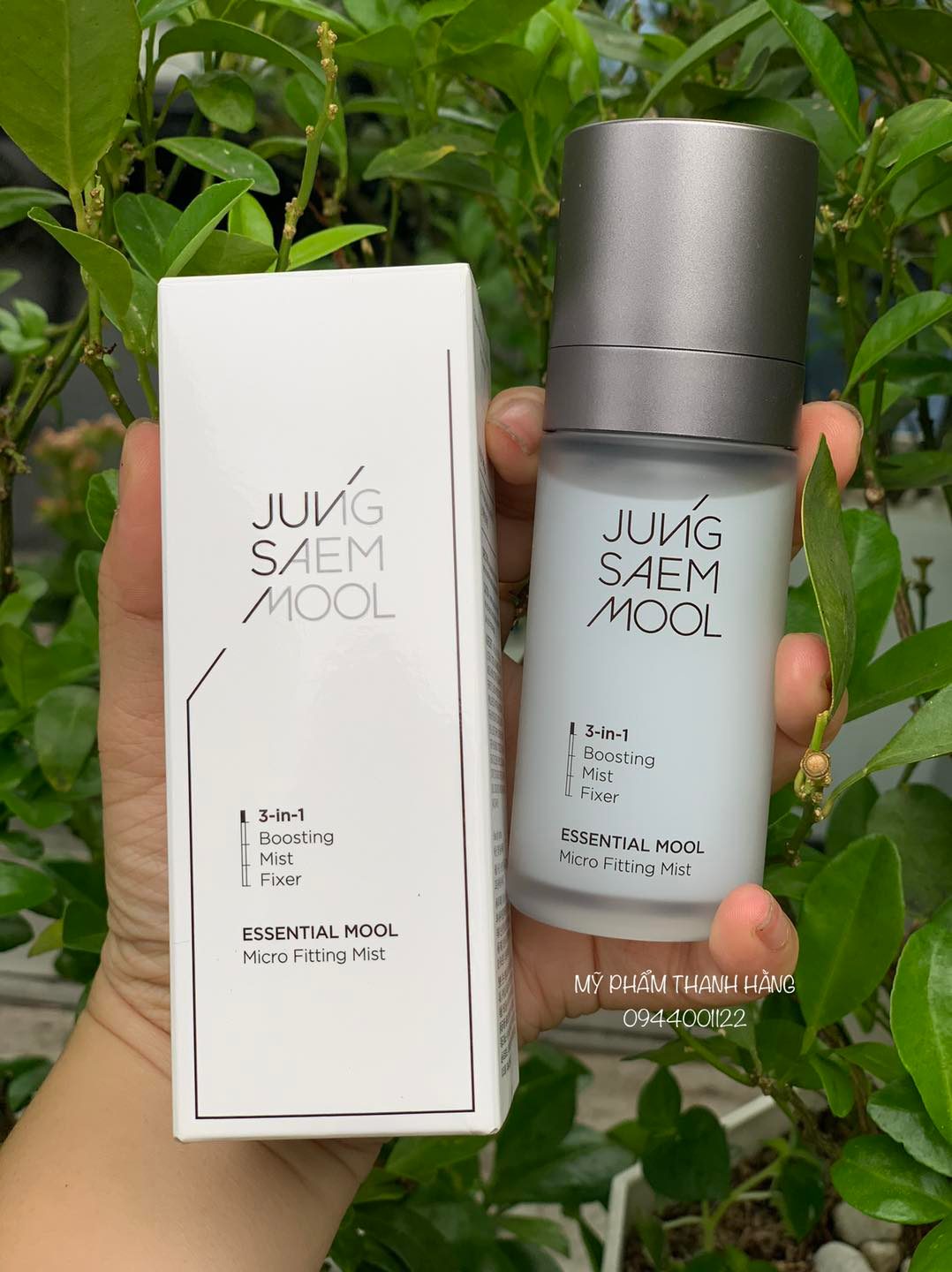 Xịt khoáng cấp ẩm 3in1 essential jung saem mool micro fitting mist 55ml - 12341
