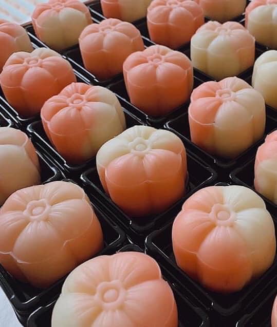 Khuôn trung thu lò xo 6 mặt hoa 3D 50g
