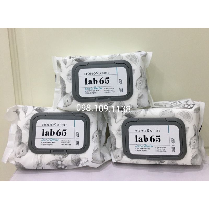 Khăn ướt cao cấp MOMO RABIT Hàn Quốc 72 tờ