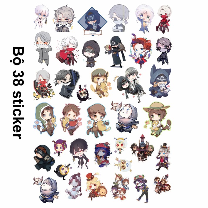 Sticker/ Hình dán Game Identity V
