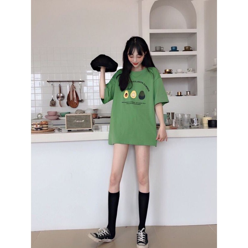 [HCM]Áo Phông_ Áo Thun Unisex Quả Bơ