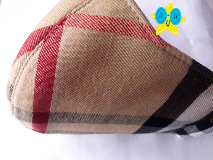 [HCM]Khẩu trang vải CARO kem