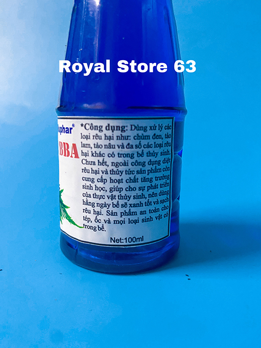 Remove BBA Nuphar diệt rêu cho hại cho cá thủy sinh (100ml)