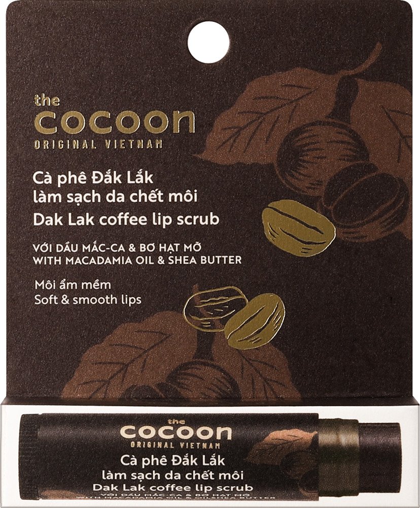 Cà Phê Đắk Lắk Tẩy Da Chết Môi Cocoon 5g
