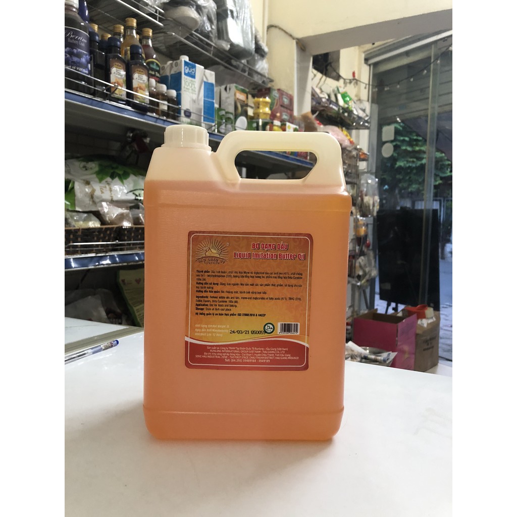 Bơ dầu Báo Châu Mỹ can 5 lít