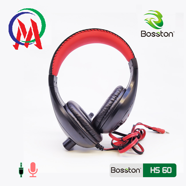 [HCM]Head phone chụp tai kèm MIC Bosston HS60