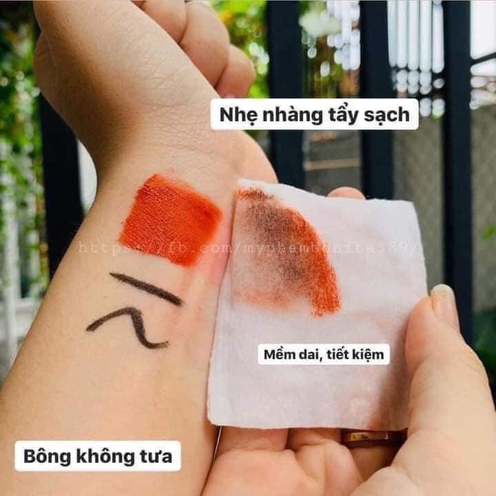[Ảnh thật] Bông tẩy trang Quốc Dân Cotton Pads 222 miếng