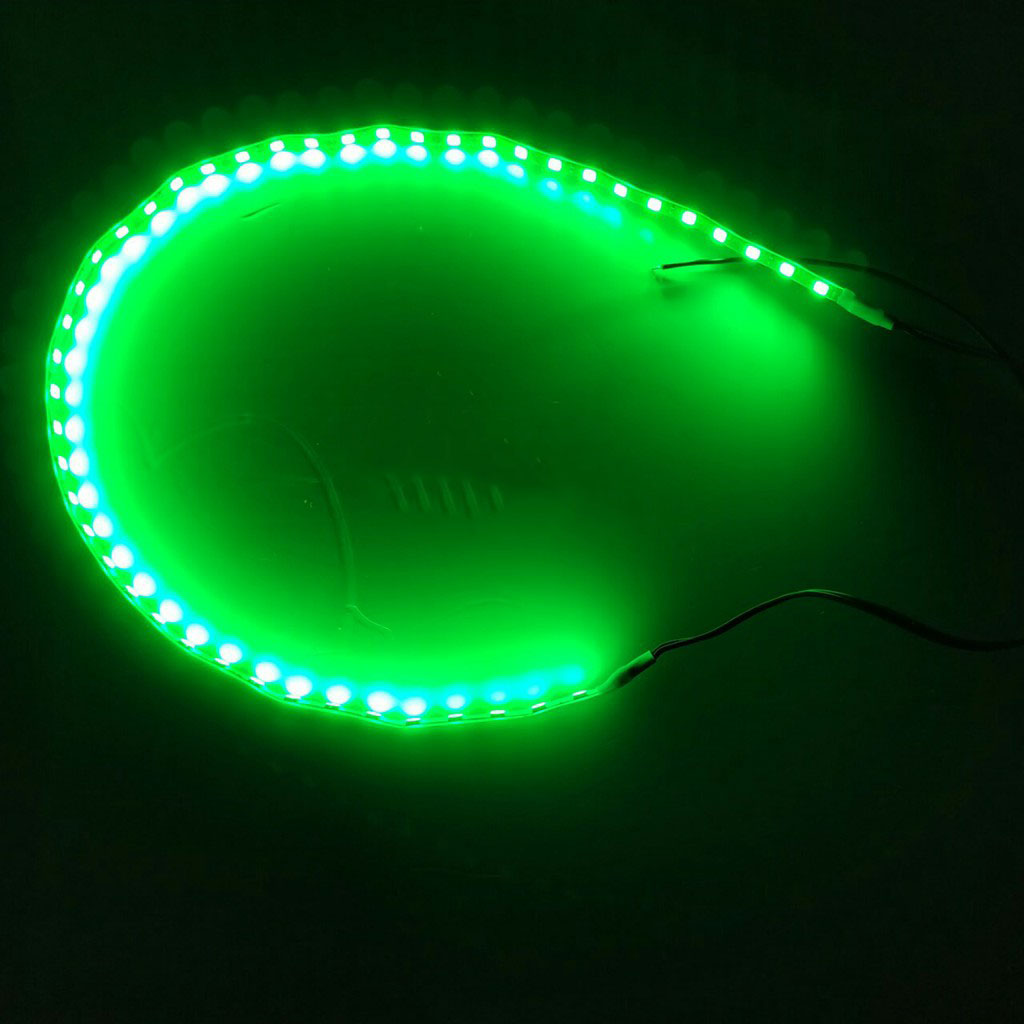 [45CM] Led dây trang trí oto xe máy có miếng dán 3M-12V