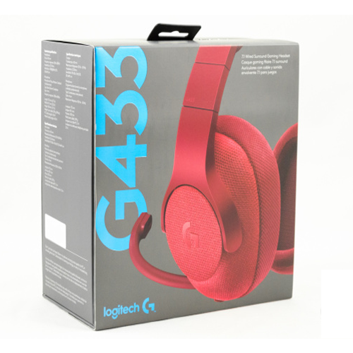 Tai nghe LOGITECH G433 7.1 Surround-Red