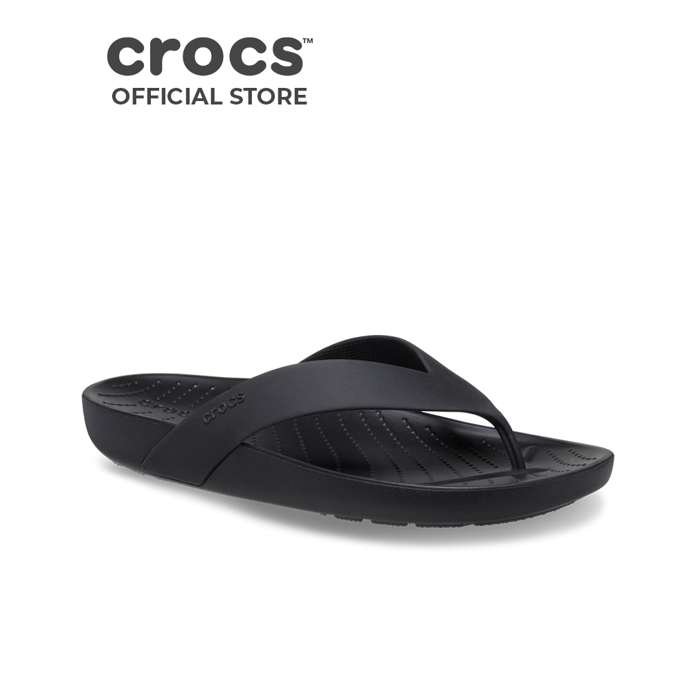 Dép xỏ ngón nữ crocs splash - black