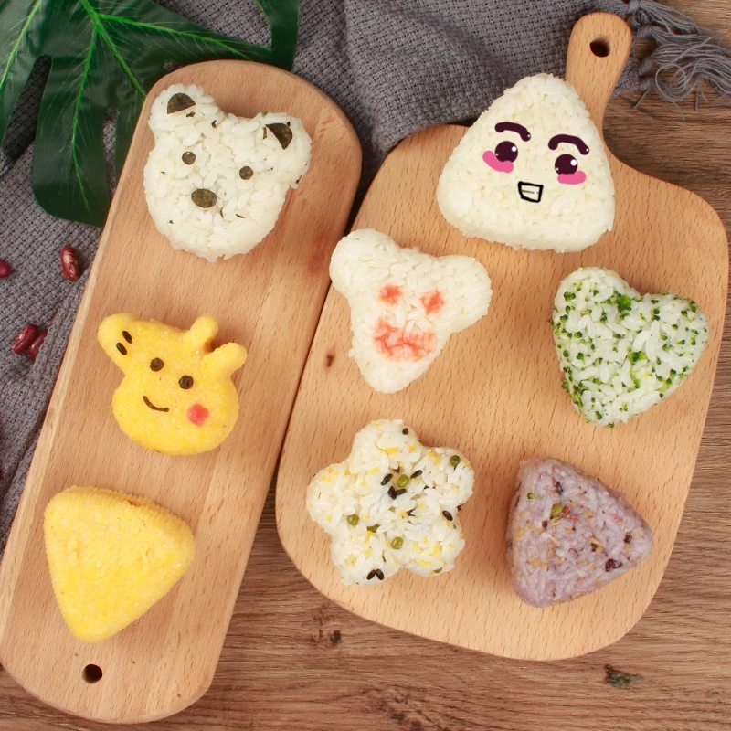 Khuôn ép cơm làm cơm nắm, khuôn origini cho bé