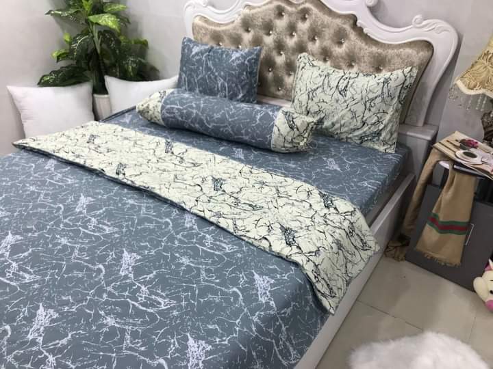 Drap ga giường bộ 4 món hoặc lẻ nệm cao 18- 26cm thun lạnh hàn quốc cao cấp