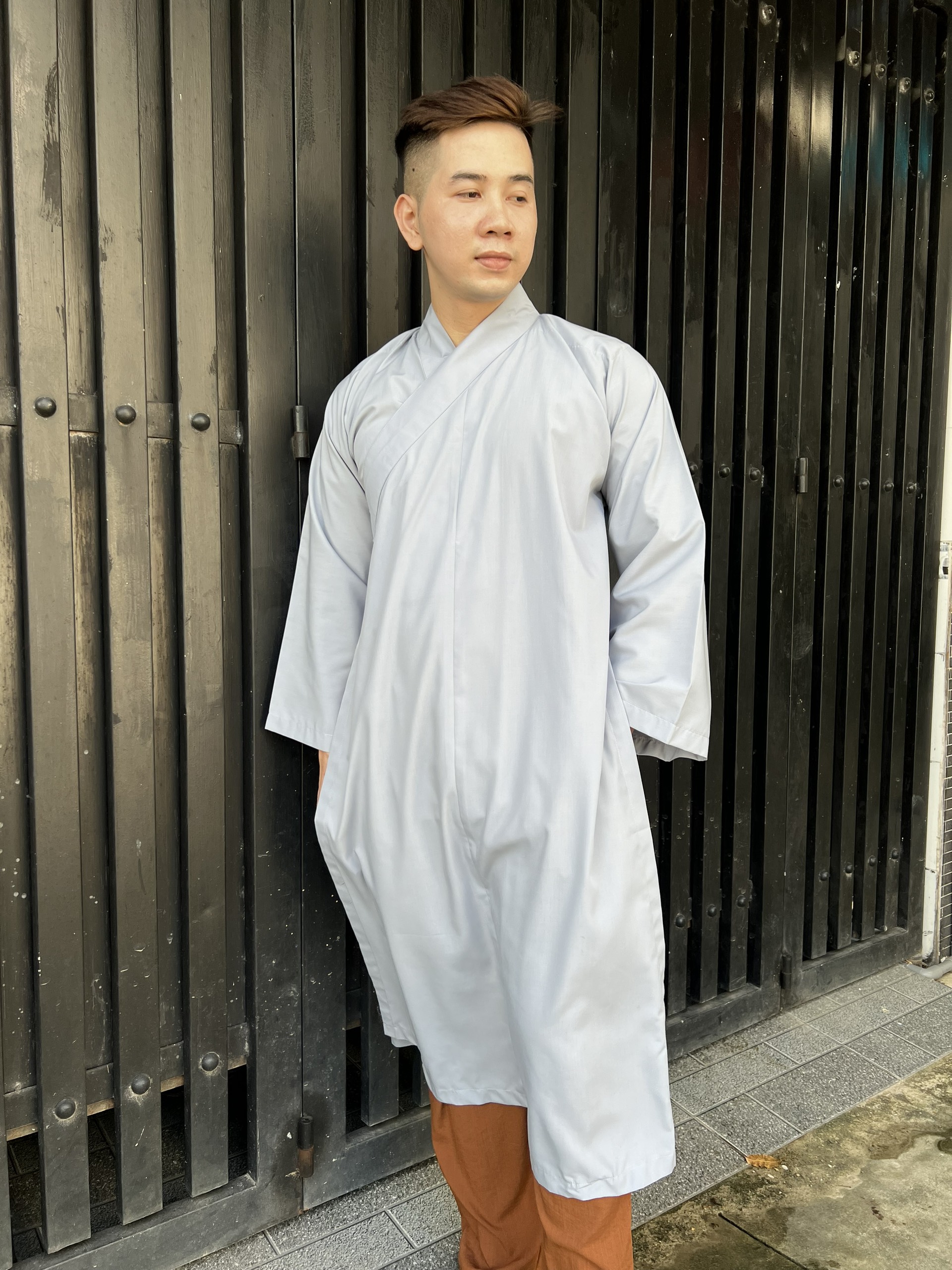 áo tràng vải silk - dành cho phật tử
