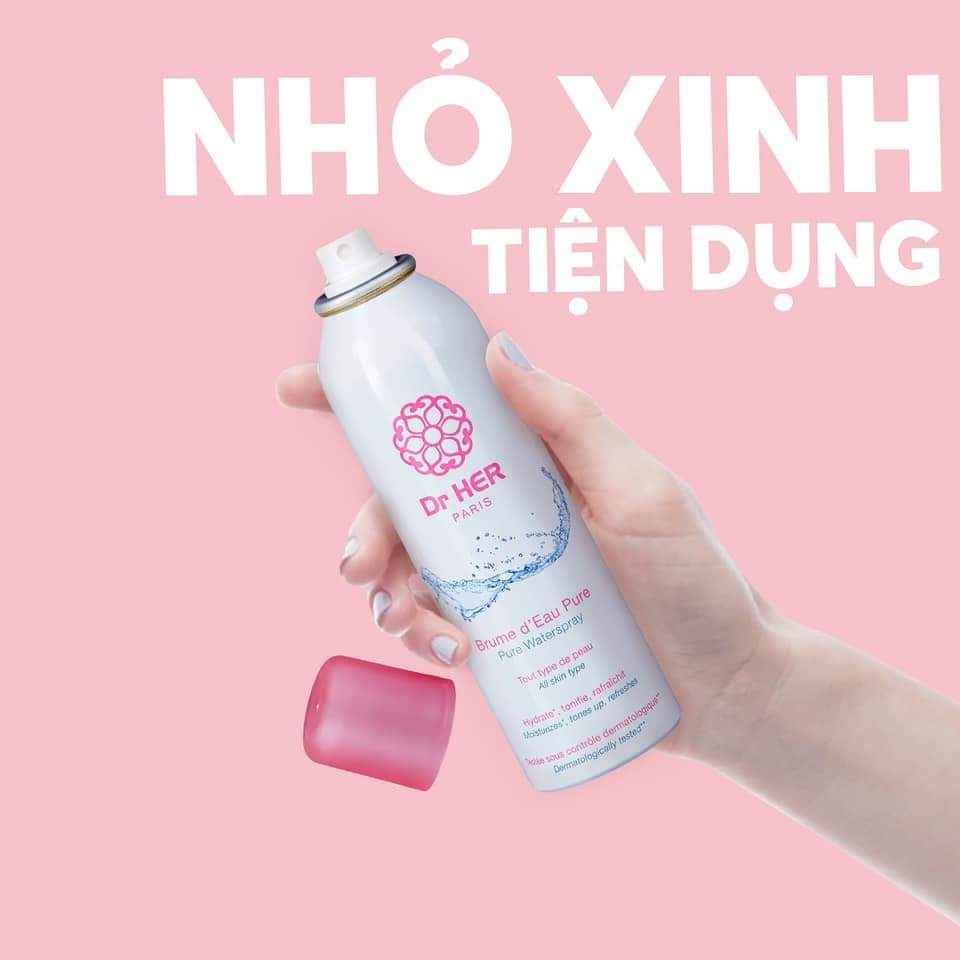 Xịt khoáng Pháp Dr HER_400ML