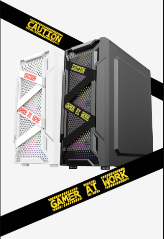 Vỏ case máy tính đẹp Titan Pro (No Fan / Black / White / ATX / MATX / ITX) , Mã :ND01