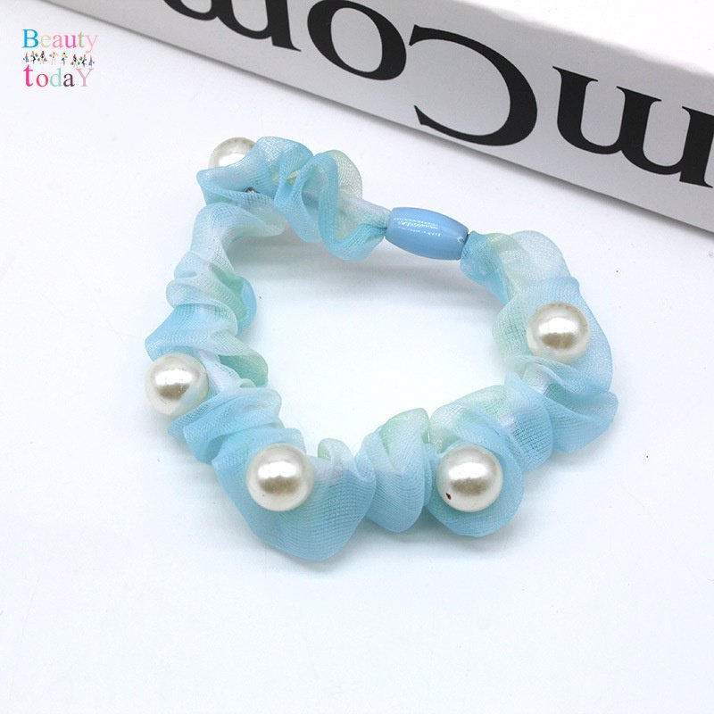 COMBO 03 CỘT TÓC SCRUNCHIES VOAN RAINBOW MIX NGỌC