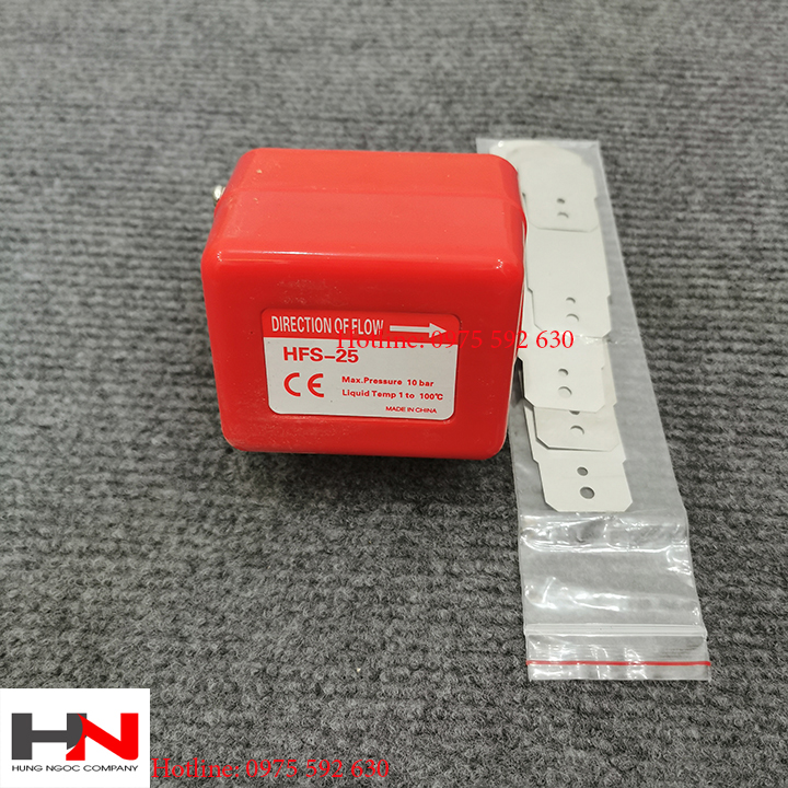 Công tắc dòng chảy HFS25 ren 34mm loại thường đóng