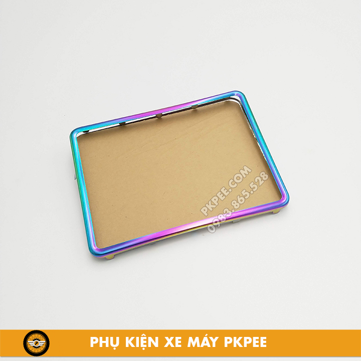 Khung, Viền Ốp Biển Số-Bảng Số Xe Máy Inox