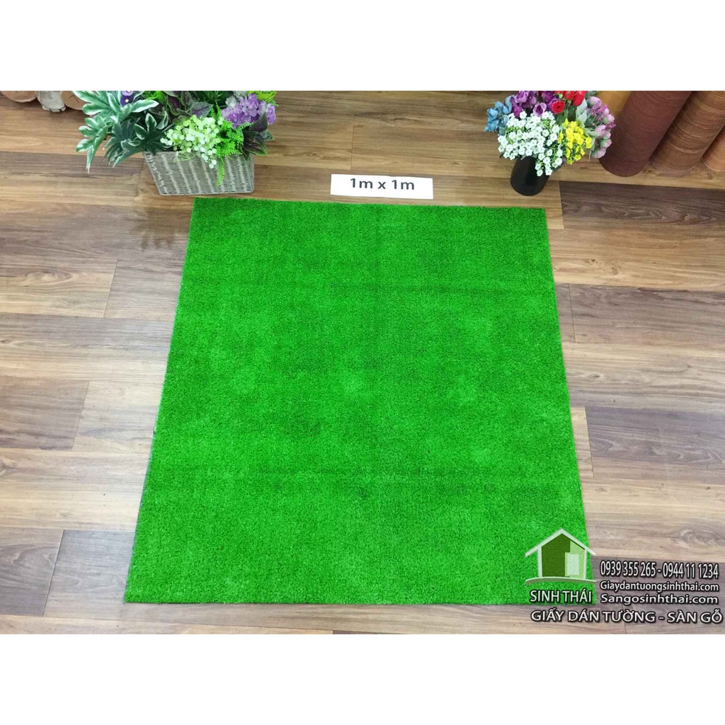 Tấm cỏ nhựa nhân tạo dày 1cm [ 100cm x 100cm ]