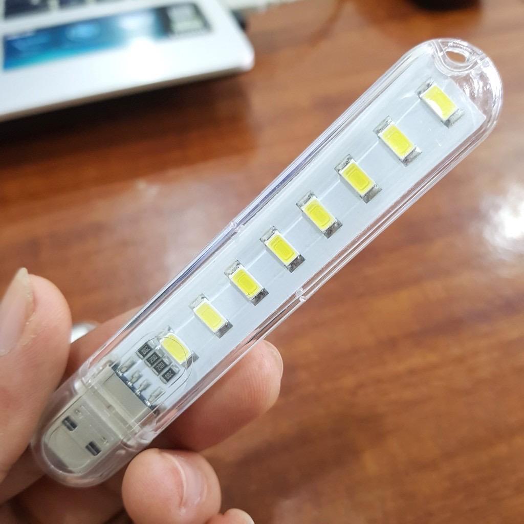Đèn Led 8 Bóng Siêu Sáng Cắm Cổng Usb