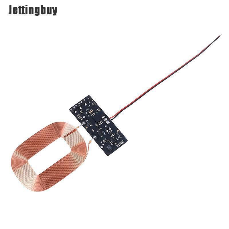 Jettingbuy Tiêu Chuẩn Qi Bộ Sạc Không Dây Nhanh Mô-đun Bảng Mạch PCBA + Cuộn Dây