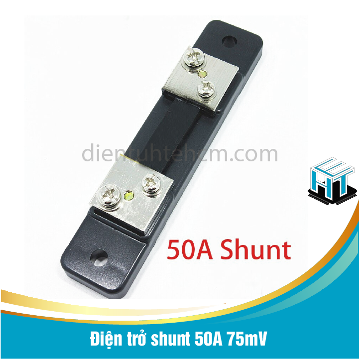 Điện trở shunt 50A 75mV, Sử dụng trong các mạch đo dòng