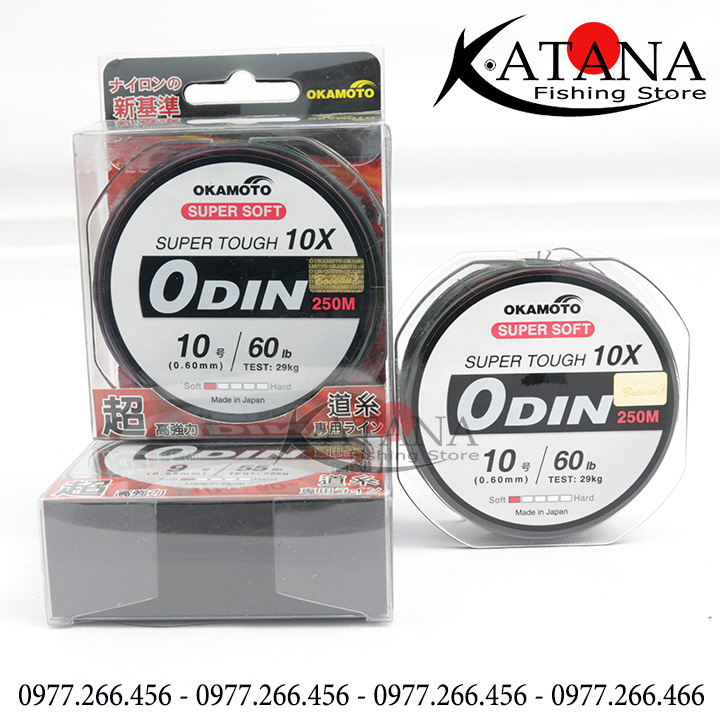 [HCM]Cước Câu Okamoto ODIN - Chính hãng cuộn 250m