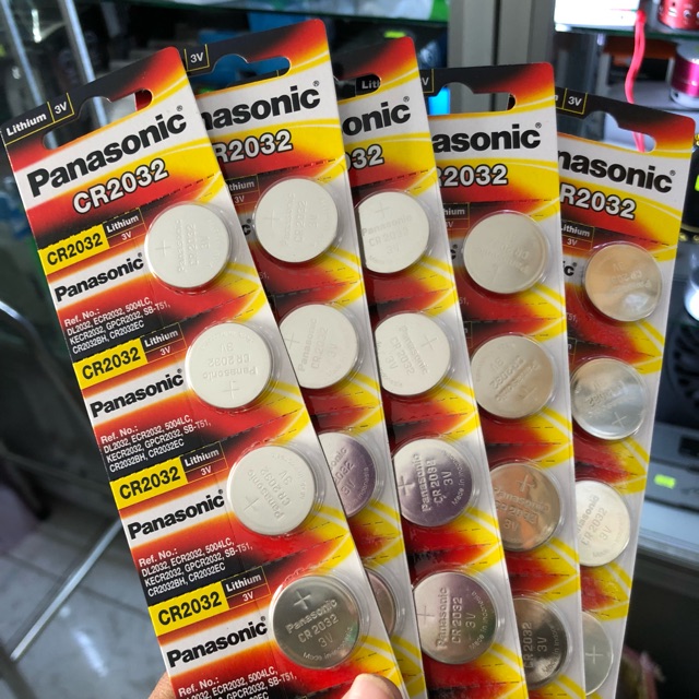Vỉ 5 Viên Pin Cmos Panasonic CR2032 Lithium 3V