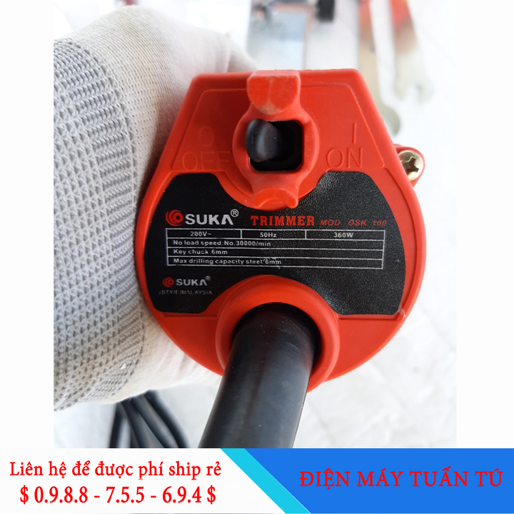 Máy soi mộng gỗ mini Nhật Bản OSUKA 6.35mm