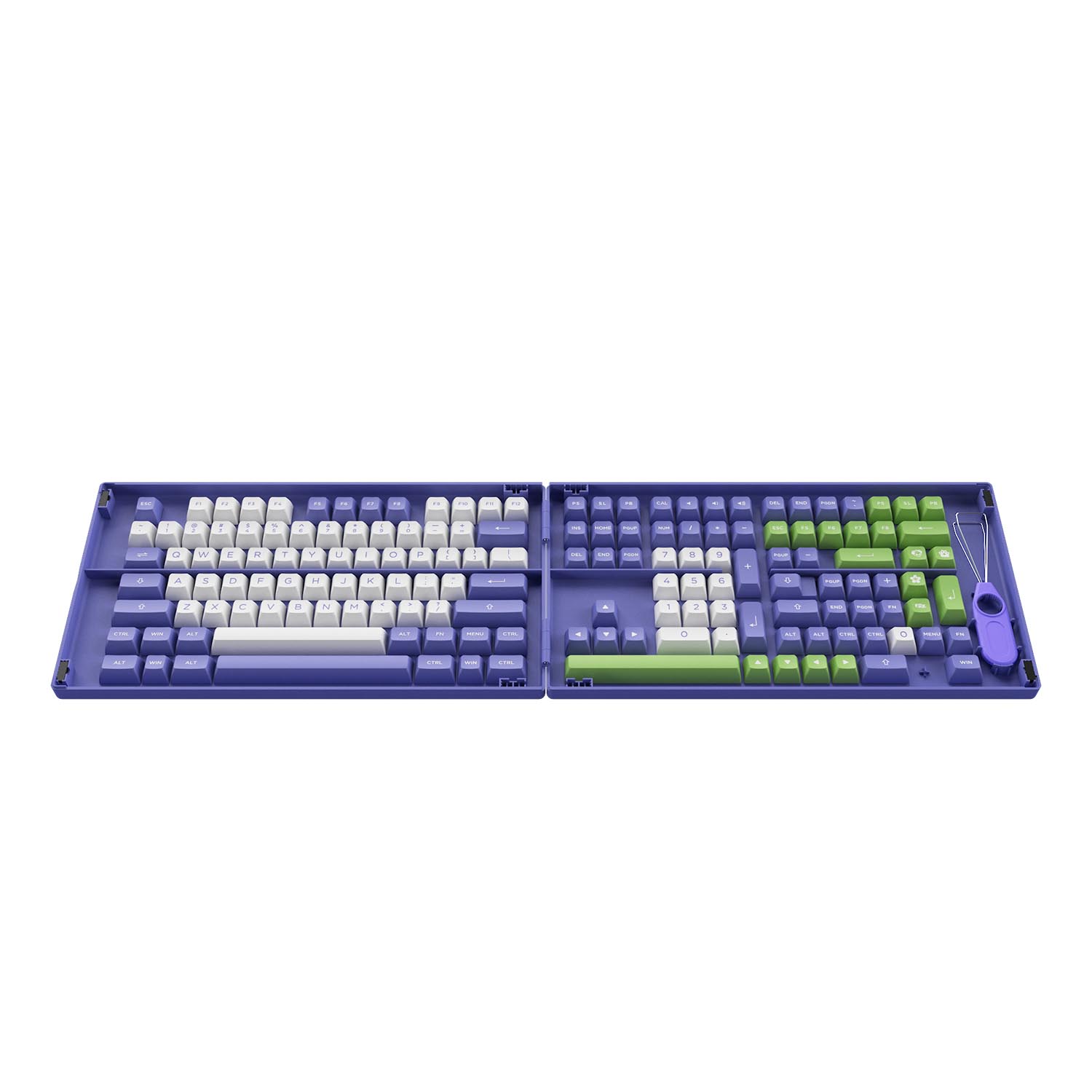 Bộ keycap AKKO Very Peri (PBT DoubleShot/ ASA profile/ 197 nút)