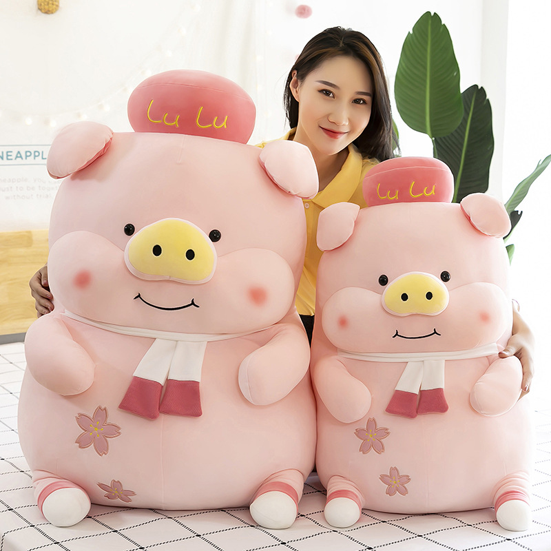 gấu bông heo lu lu xinh xắn size lớn
