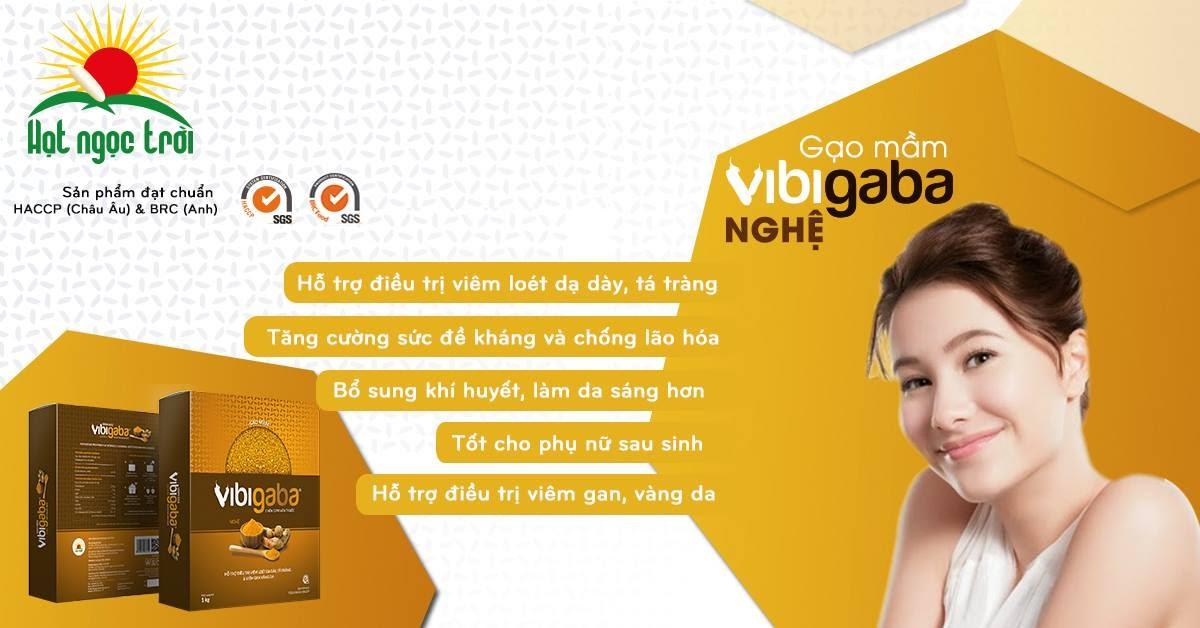 Gạo mầm Vibigaba Nghệ - Hạt Ngọc Trời