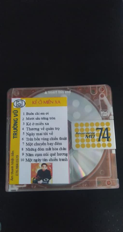 [MDCD] Bộ 5 đĩa nhạc MD Trường Vũ