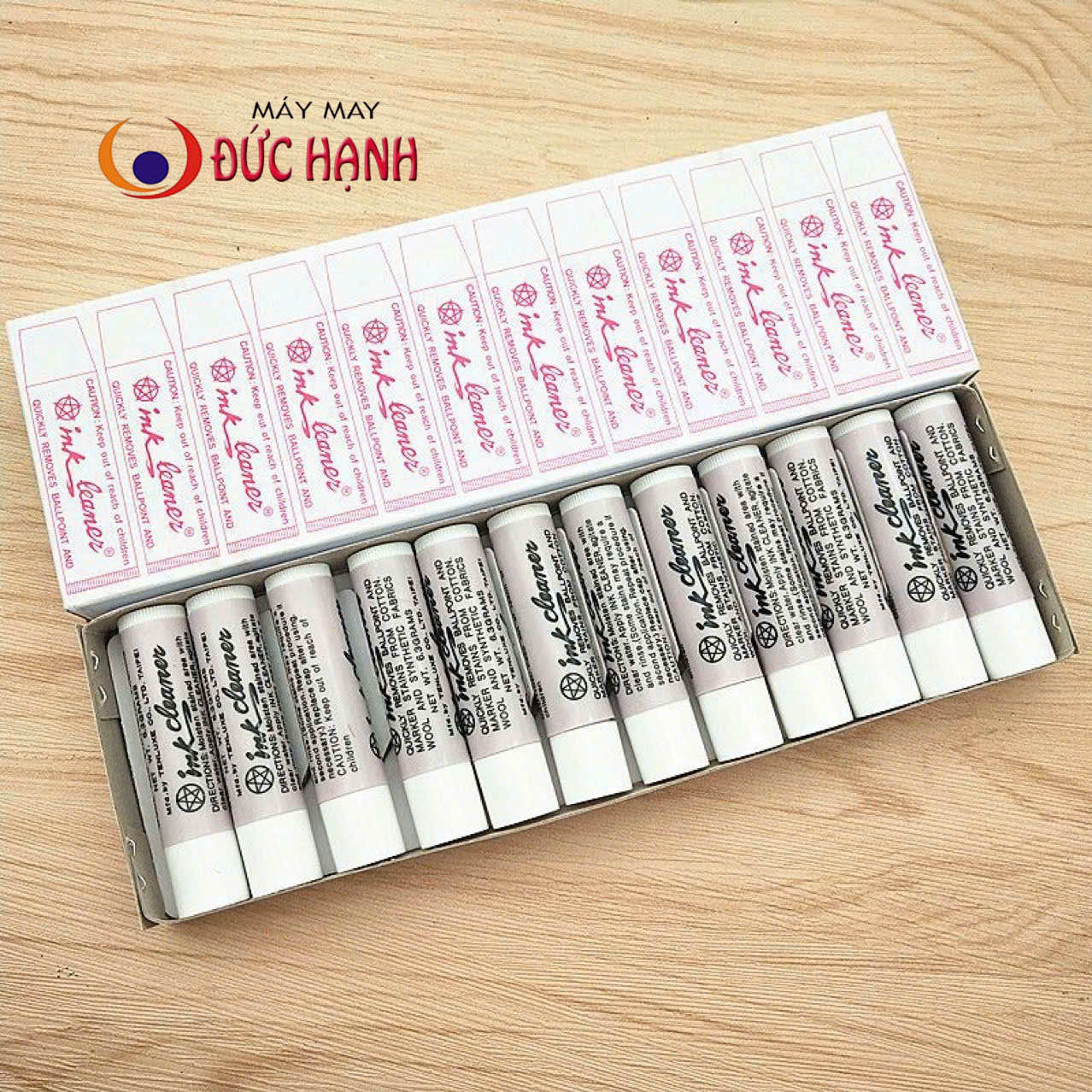 Son tẩy mực trên vải- 3 cây- dùng trong ngành may mặc