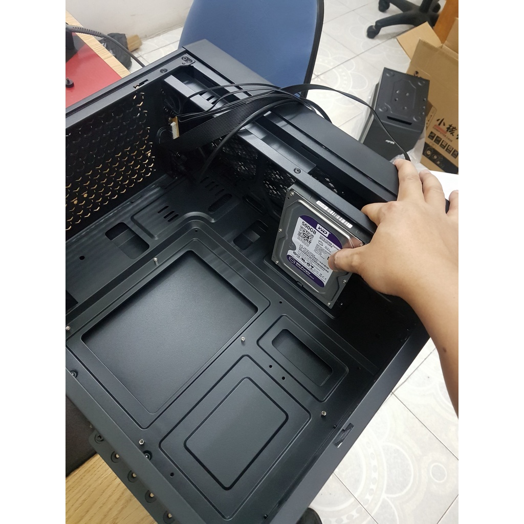 Vỏ Case Gaming Start- G43 kèm 3 fan đẹp (398 x 195 x 326 mm)