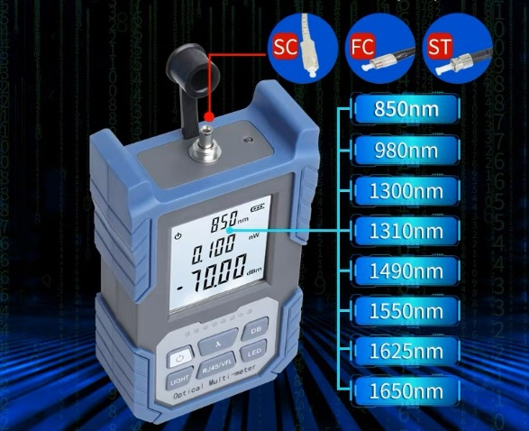 Máy đo công suất quang + soi laser 10km