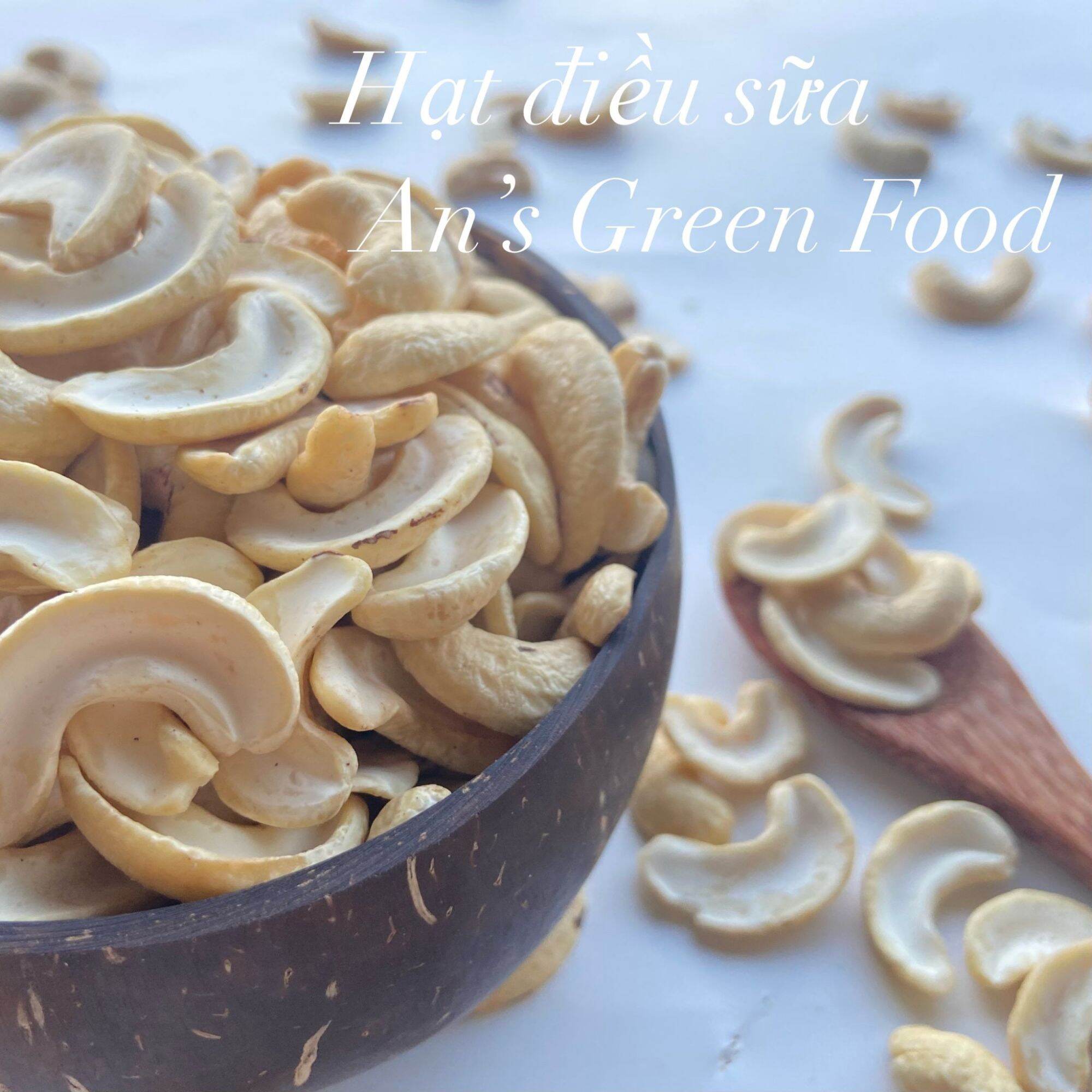 Hạt Điều Tươi Sạch Vỏ Vỡ Đôi (Size Lớn) (500g)