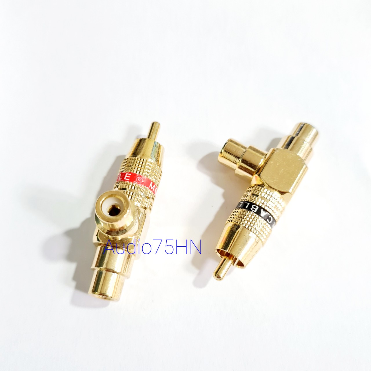 Đầu jack chia AV/RCA/Video 1 ra 2 Monster (Chữ T - giá bán 2 chiếc)