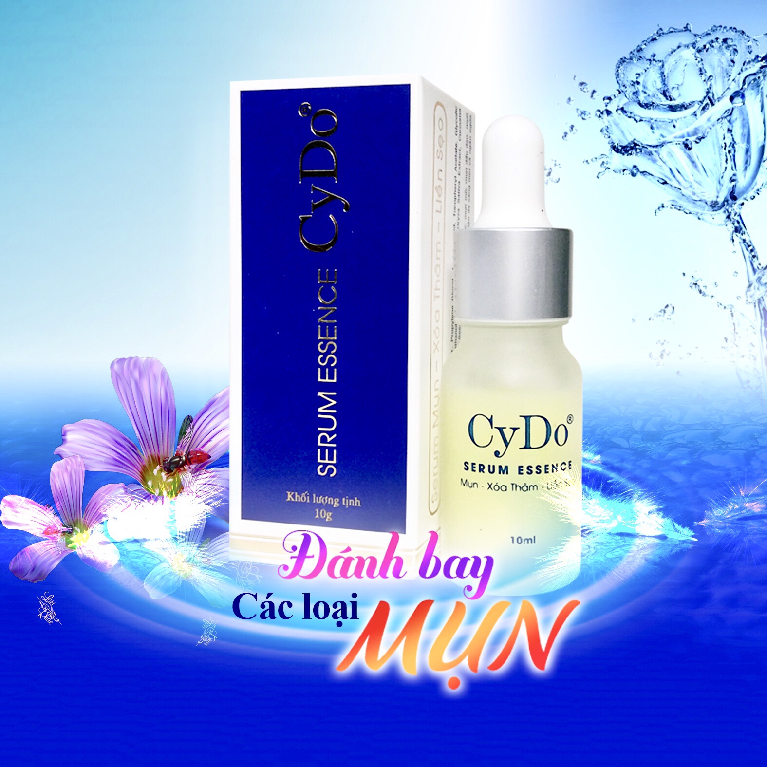 [HCM]SERUM CYDO ESSENCE MỤN XOÁ THÂM MỜ SẸO 10ML