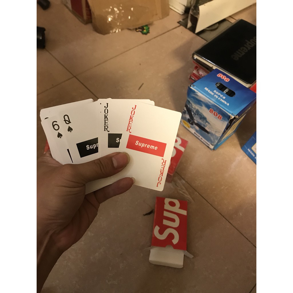 Bộ Bài Tây Supreme 54 lá Tú Lơ Khơ (Đỏ)