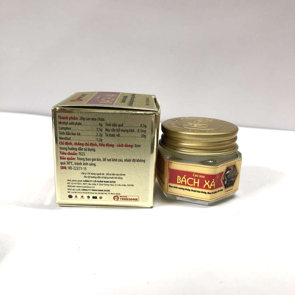 Cao xoa bóp Bách Xà hộp 20g