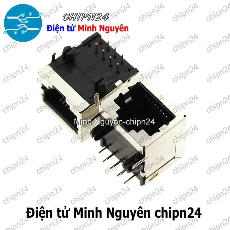 [2 cái] (F124.1) Đầu Cắm RJ45 8P - HH001362