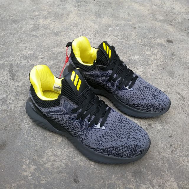 [HCM]Giầy alphabounce đen phối vàng nam