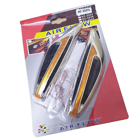 ĐÈN LED HỐC GIÓ SƯỜN XE HƠI CAO CẤP( MÀU VÀNG) - DC12V