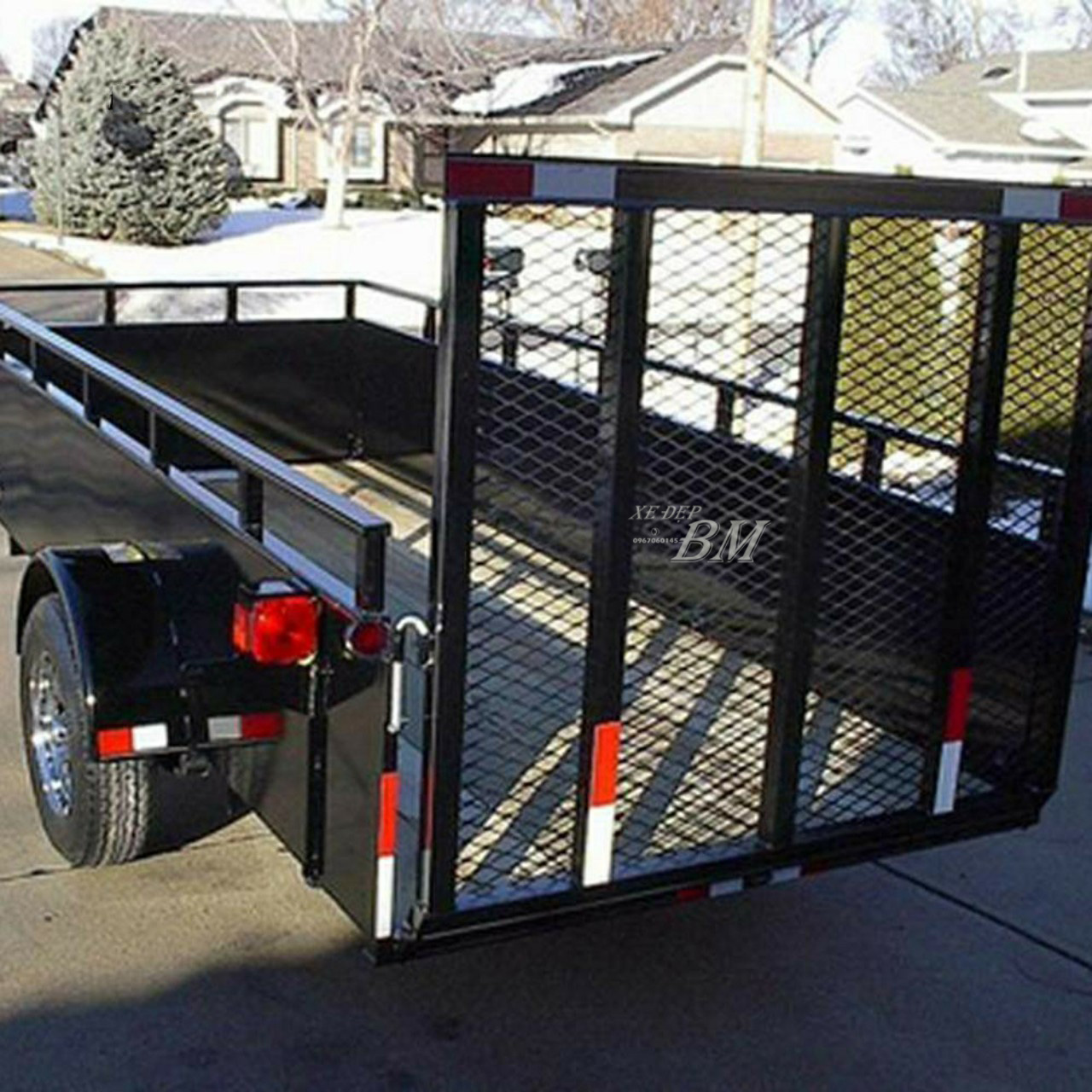 Bộ 10 miếng dán phản quang cảnh báo cho xe tải